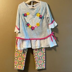 Little girls outfit 3t